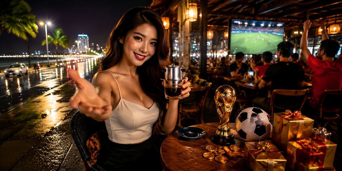 Người chơi sử dụng ứng dụng 3ha đặt cược bóng đá tại quán cà phê ở Vũng Tàu